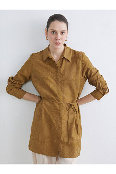 LC Waikiki Hilfa Yeni Sezon Desenli Kadın Gömlek Tunik