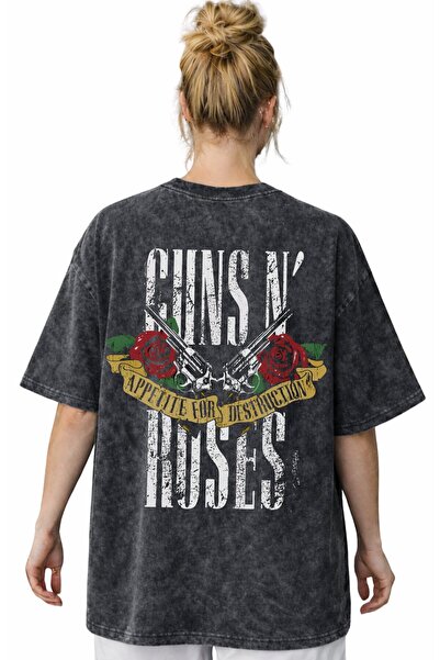 SEVBANO Σχεδιασμός Guns N' Roses Rock Metal Music Band Μπλουζάκι με στάμπα στ...