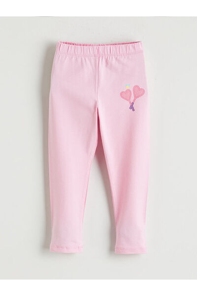 LC Waikiki Özmarka Νέα Σεζόν με τύπωμα Κοριτσίστικα Κολάν με Ελαστική Μέση