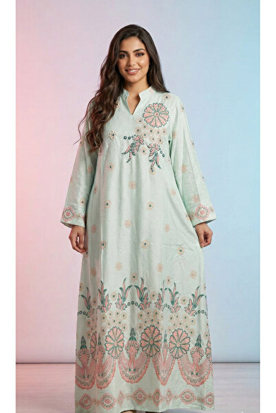 Moda Line "Pearl Purity" women's jalabiya with sparkling beads