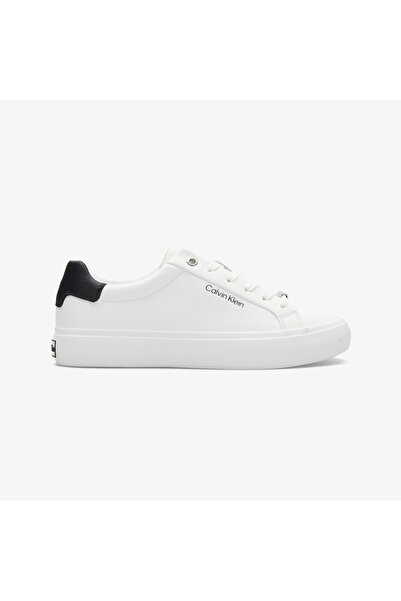 Calvin Klein Vulc Lace Up Moire Kadın Beyaz Sneaker