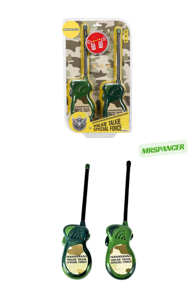 MRSPANCER 060568e - ASKER TEMALI Telsiz Oyuncak 2 Li Pilli 25cm