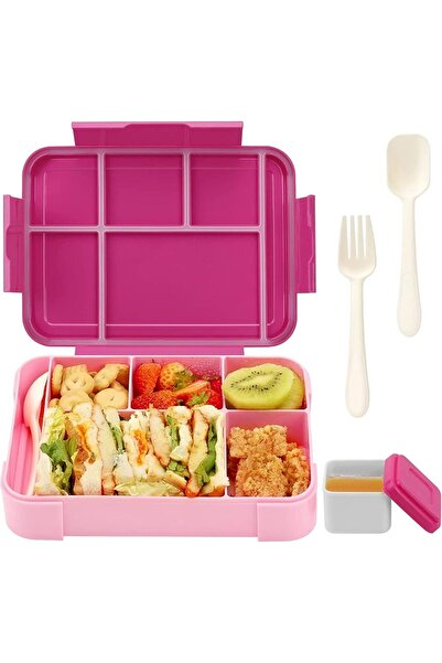 Arabest علبة بينتو، علبة غداء للأطفال، سعة 1300 مل، مانعة للتسرب، مزودة بخمسة...