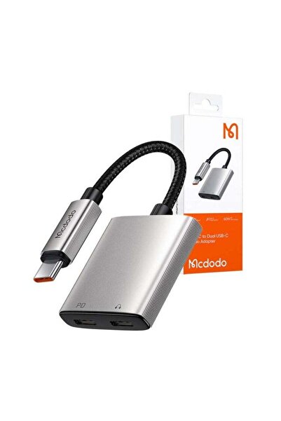 Mcdodo محول صوت USB-C مزدوج إلى USB-C ثنائي 2 في 1