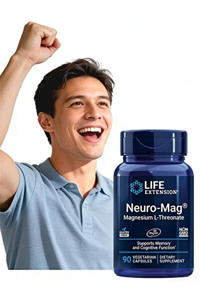 Life Extension Neuro-Mag Magnesium L-Threonate - Brain Health, , Non-GMO, Glu...