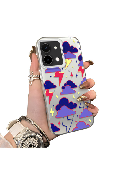 ucuc حافظة حماية لعدسة الهاتف من السيليكون الصلب أكريليك متوافقة مع Vivo Y28 ...