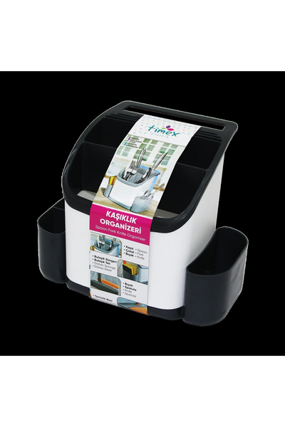 shopwave Plastic Spoon Holder Organizer for Counter Top (5047)