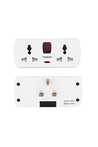 Terminatör Terminator Brand 4 Way Multi Adaptor