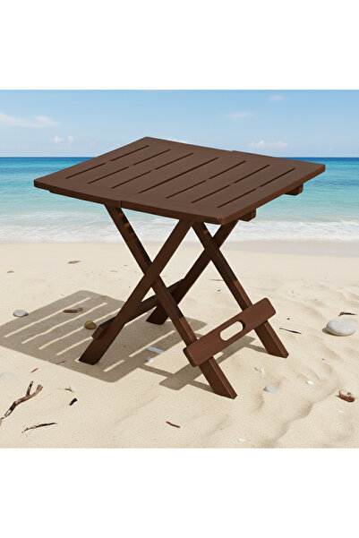 Saban Kahverengi, Plastik Katlanabilir Piknik Masası
