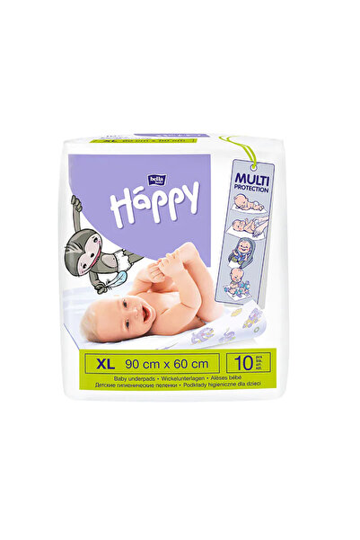 Bella Baby Happy Cearceaf Absorbant Happy, 90x60 cm, 10 Bucati