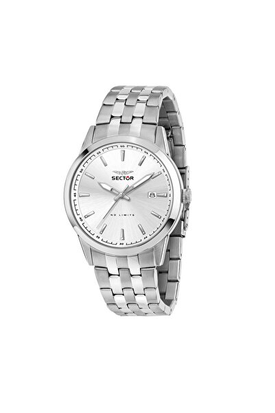 Sector Ceas Sector, colectie 660, inox argintiu, carcasa 41mm, afisare Data, ...