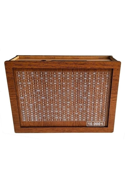 Ankebut Κουτί αποταμίευσης χρημάτων για τον ορισμένο στόχο 10.000 δολαρίων