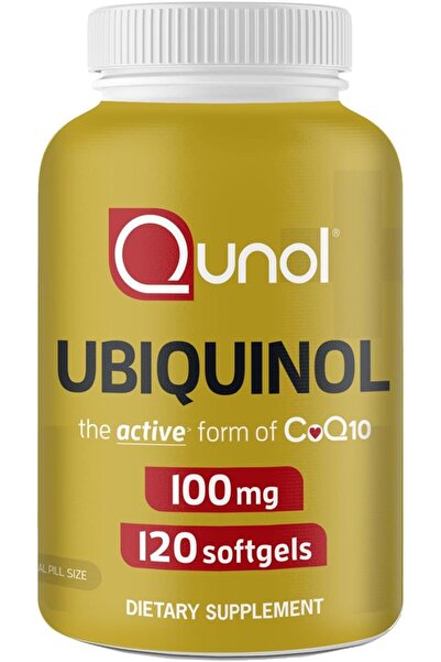 Qunol كبسولات هلامية يوبيكوينول كو كيو 10 بتركيز 100 ملغ
