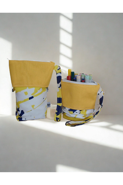 ADUŞKA Home Taraftar Kalem with Box/Telescopic/Elevator Function (Yellow Navy...