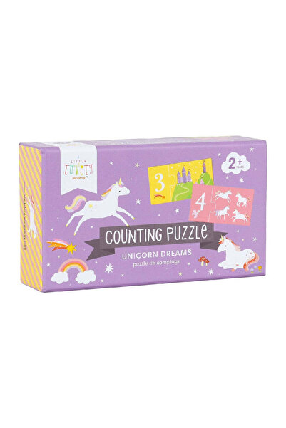 A Little Lovely Company Joc Puzzle, Numărăm cu unicorni, A Little Lovely Comp...