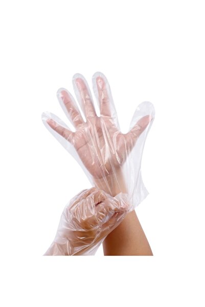 Dolphin HDPE Tek Kullanımlık Şeffaf Eldiven 200 Adet
