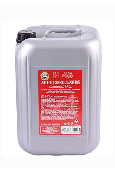 WHITE Ulei Hidraulic H46 10L – ISO VG 46, Ulei pentru Sisteme Hidraulice, Uti...