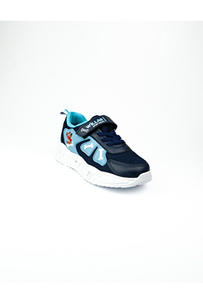 BABALİ 0025 Pantofi sport pentru băieți Willa, albastru marin