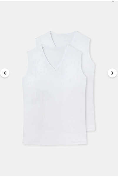 Dagi Men's V-Neck 2-Piece Sleeveless T-Shirt/ Undershirt