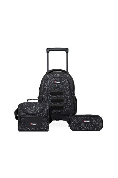 nuzki حقيبة ظهر للأطفال للطلاب، حقيبة ظهر للبنات والأولاد، مقاس 18 بوصة مع حا...