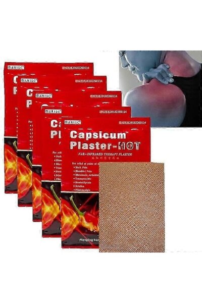 OEM Plasturi analgezici cu capsicum, Set de 5, Autoîncălzitori, Aplicare ușoa...