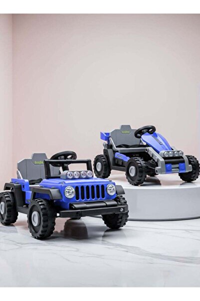 BAYBEE Ranger 2 in 1 Battery Operated Jeep with RGB Lights & Music for Kids 2...