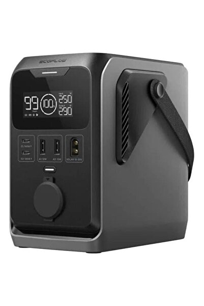 EcoFlow Statie portabila de alimentare Trail 300 DC, 288Wh, 90K mAh, afisaj C...