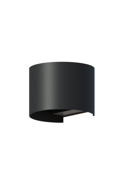 Calex LED стенна лампа Verona за външна употреба, 3000K, 7W, IP54 (черна)