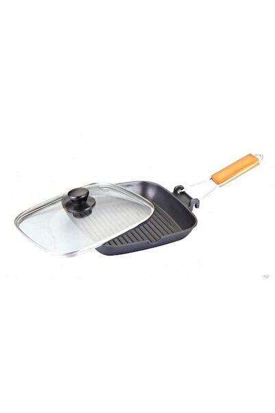 Blauman Aluminum Grill with Glass Lid