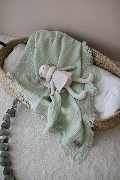 ZEYPBA 100% Cotton Muslin Baby Blanket – Soft, Hypoallergenic & Breathable Sw...