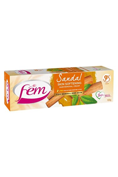 Fem Sandalwood Extract Softening Hair Removal Depilatory Cream (120g)