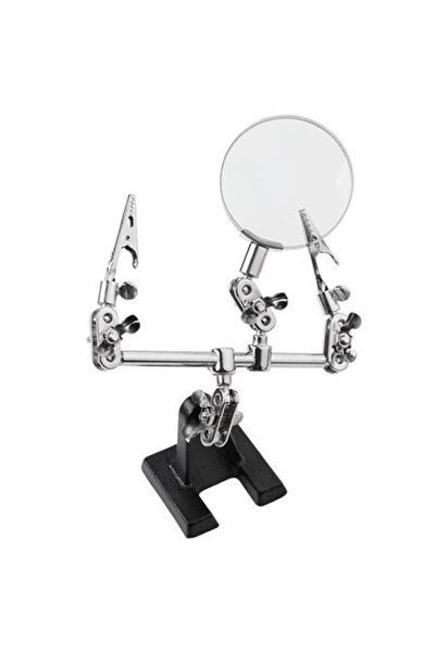 OEM Magnifying glass with pliers, used for soldering