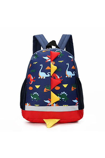 Other Little Kids Backpack Dinosaur kindergarten School Backpack-Dark Blue