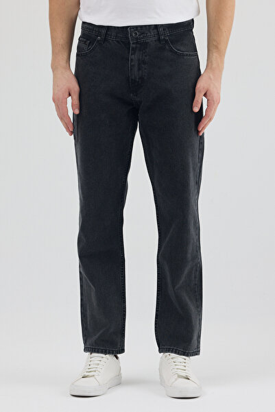 hateko 100% Βαμβάκι Τζιν Παντελόνι Κανονικής Εφαρμογής Ίσιας Γραμμής