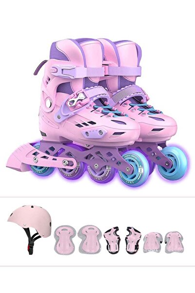 Sway Adjustable Roller Skates - Purple-Blue Little Mermaid Roller Skates Suit...
