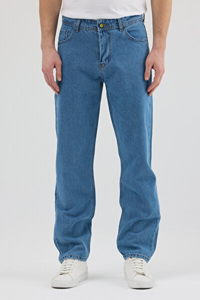 hateko 100% Βαμβάκι Τζιν Παντελόνι Κανονικής Εφαρμογής Ίσιας Γραμμής