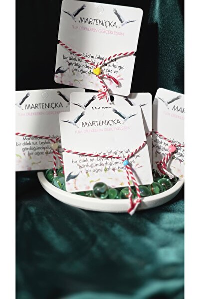 LUNLORA JEWELRY marteniçka şans dilek bileklik