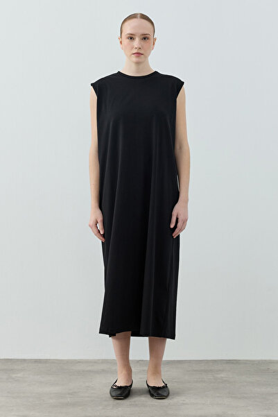 Merwishop ملابس داخلية ميرويش بدون أكمام قطن قطعة 1808 أسود