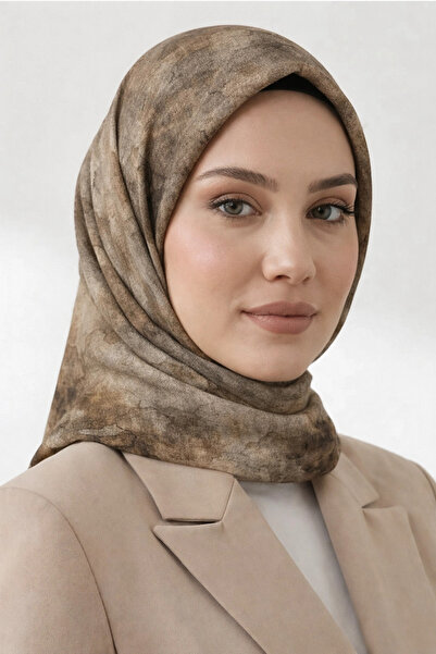 Levidor Tencel Scarf Batik Pattern Mink