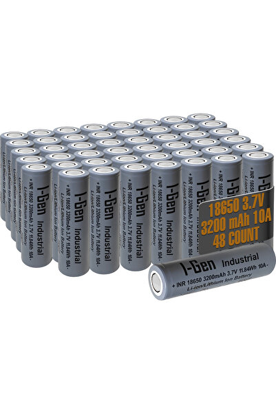 I Gen Industrial E004 Inr 18650 3.7V 3200 Mah 10A 11.84WH Li-Ion Şarjlı Pil D...