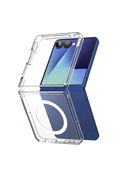 Ringke Carcasă pentru Samsung Galaxy Z Flip7, Fusion MagSafe, rezistentă la ș...