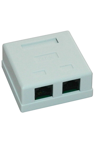 Emtex Double UTP socket cat.6, EMT-UTP6-2P-PT
