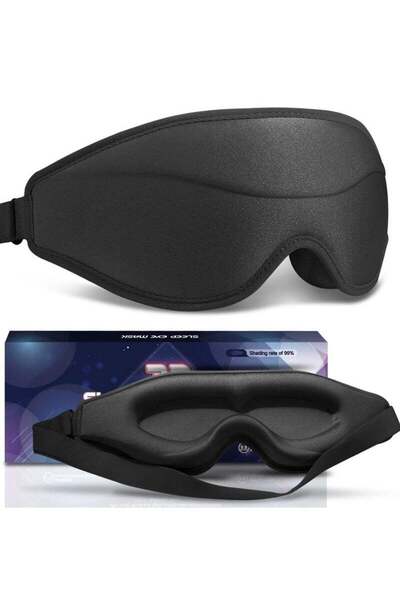 Arabest Sleep Mask, Total Blackout 3D Sleeping Mask, Super Lightweight & Silk...