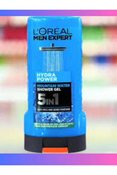 Generics Loreal-men's Hydra Power Mountain Water 5 IN 1 Shower Gel - 300ml