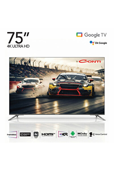 CONTİ CT75GT300U 75 4K UHD Frameless Google Tv