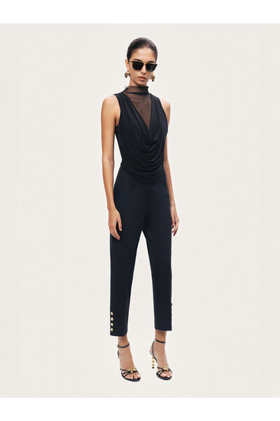 Nocturne Gold Aksesuarlı Pantolon