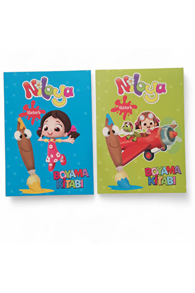 KESKİN COLOR Niloya sticker ve boyama kitabı seti 2 kitap