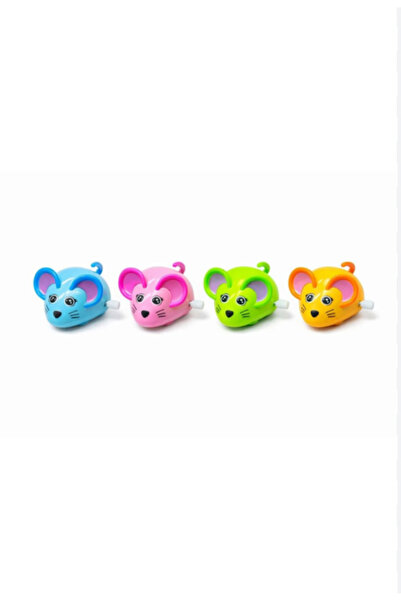 mywarehouse Plastik Kurmalı Fare Kedi Köpek Oyuncağı 7 cm