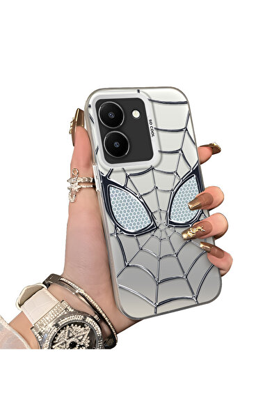 ucuc Vivo Y36 4G/5G Uyumlu Sert Akrilik Arka Silikon Kenar Lens Koruma Kılıf ...