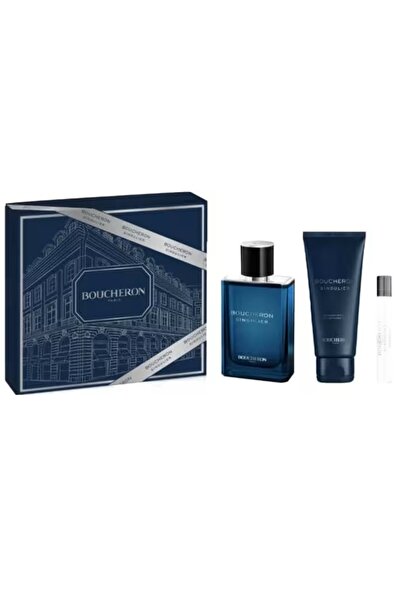 Boucheron Σετ δώρου Singulier, Ανδρικά, Eau de Parfum, 100 ml + 7,5 ml + Αφρό...